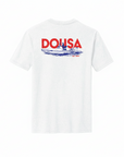 White DOUSA Fishing T-Shirt