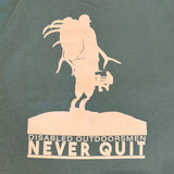 Never Quit Short Sleeve Green Comfort Color