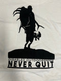 Never Quit White Short Sleeve  -Comfort Color